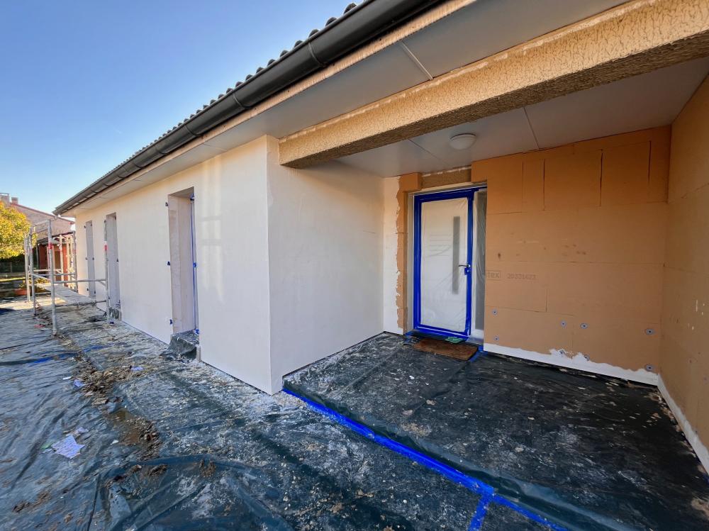 POSE PANNEAUX FIBRE DE BOIS SOUS ENDUIT