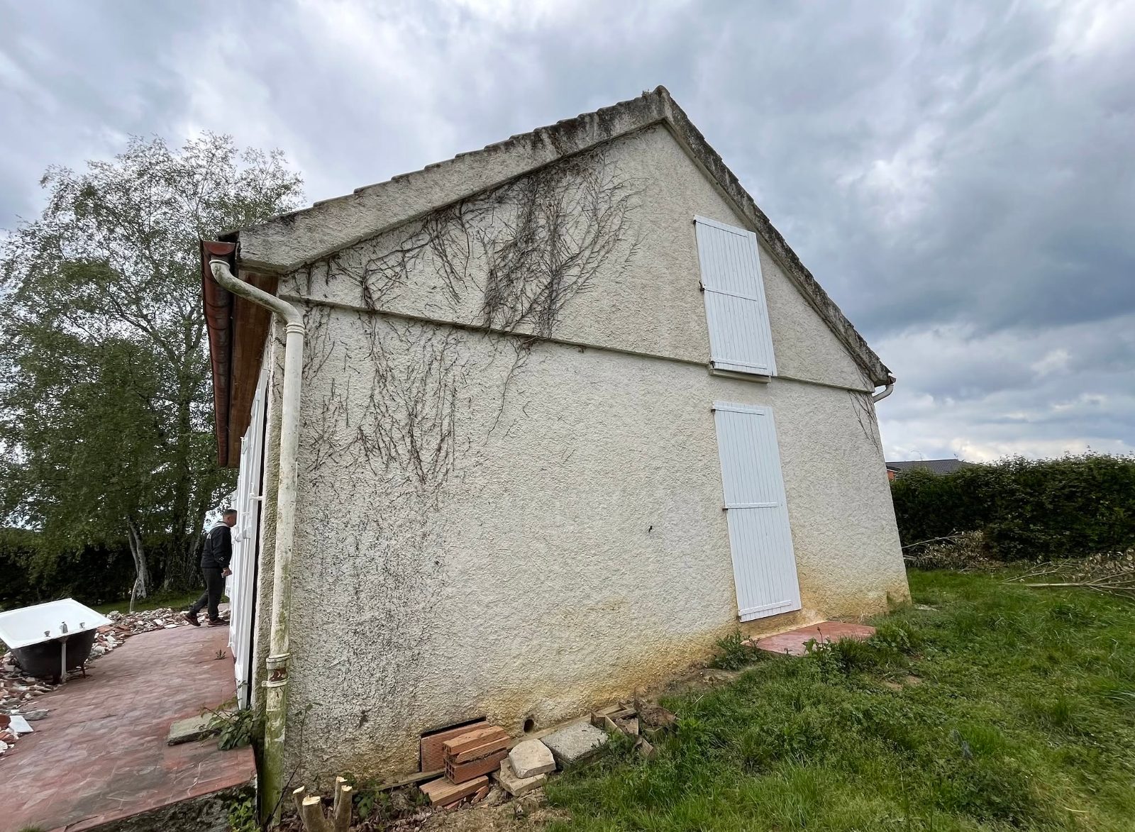 Maison isolée par l'extérieur en Ariège, avant