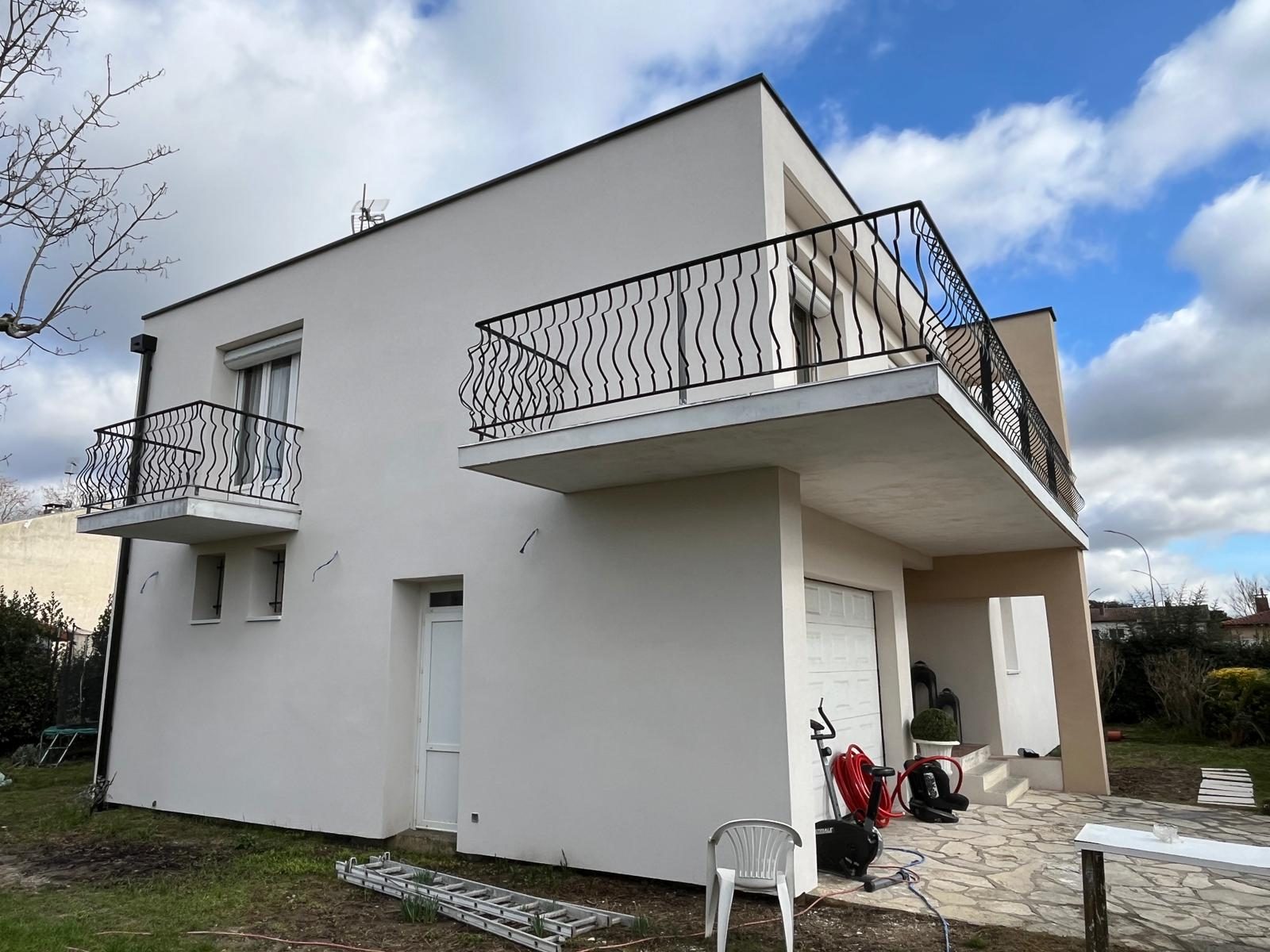 Maison isolée par l'extérieur en PSE graphite à Cugnaux, après