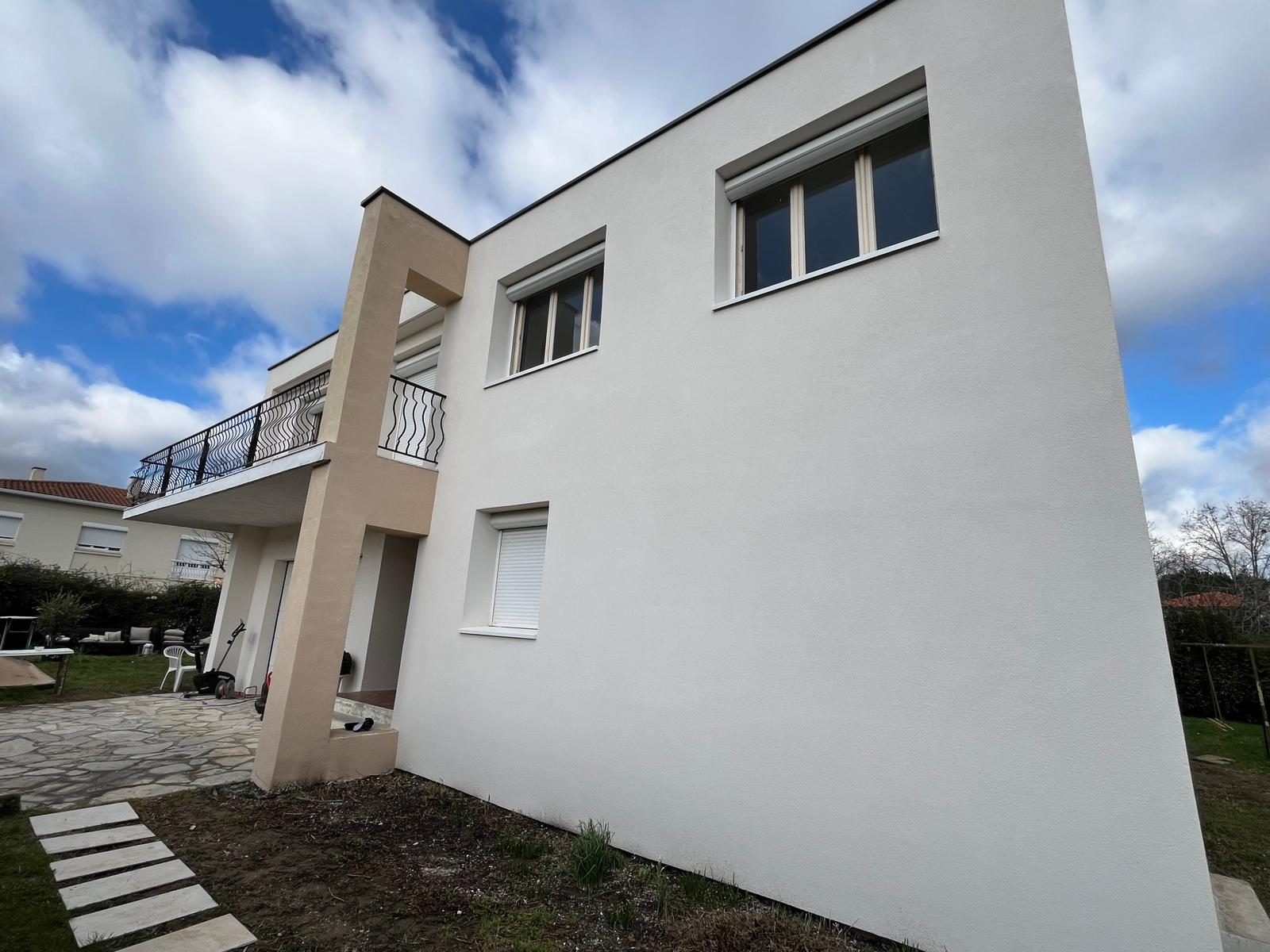 Maison isolée par l'extérieur en PSE graphite à Cugnaux, après